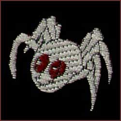 Spider tie -- detail of the spider